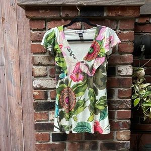 Desigual Floral Top